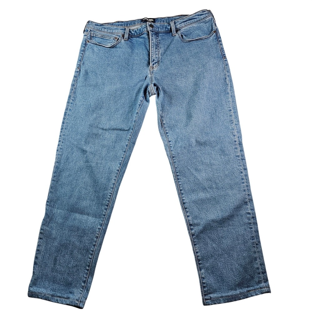 Lands‎ End Square Rigger Denim Jeans Men's Size 40 Blue Cotton Straight Fit